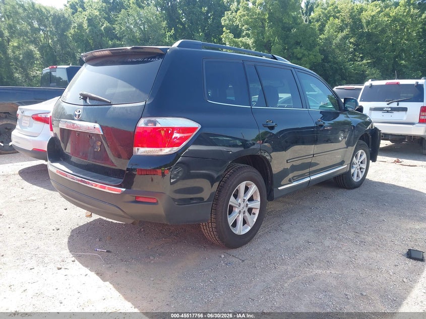 2011 Toyota Highlander VIN 5TDZK3EH3BS039201 IAAI salvage auction — NORMAL WEAR, Clear (Kansas), sold $2,000 on 2026-07-15 (photo 4)