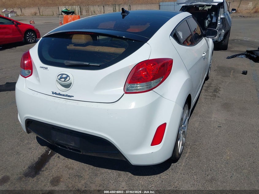 2012 Hyundai Veloster VIN KMHTC6AD5CU047137 IAAI salvage auction — FRONT END, Salvage (California), sold $2,000 on 2026-08-20 (photo 4)