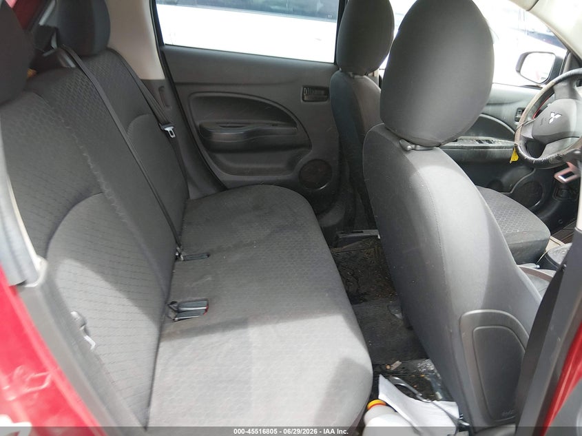 2015 Mitsubishi Mirage VIN ML32A3HJ9FH046086 IAAI salvage auction — NORMAL WEAR, Clear (Florida), sold $200 on 2026-07-24 (photo 8)