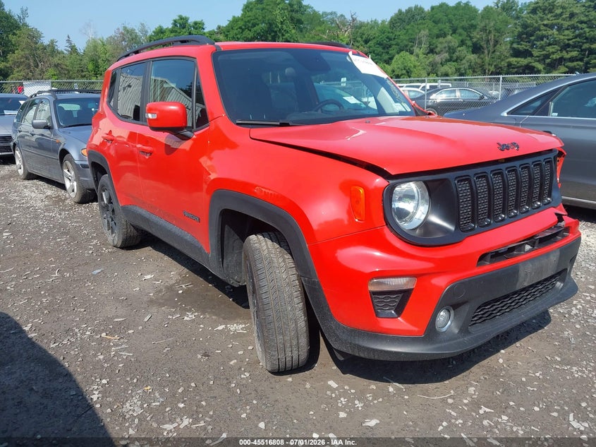2020 Jeep Renegade VIN ZACNJBBB8LPL98308 IAAI salvage auction — FRONT END, Wait Title, sold $1,900 on 2026-08-04 (photo 1)