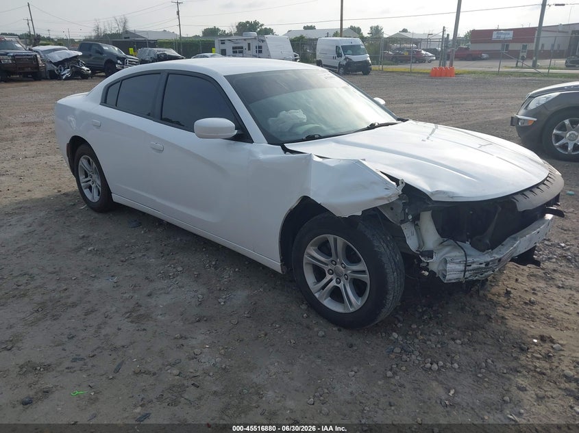 2016 Dodge Charger VIN 2C3CDXBG4GH129695 IAAI salvage auction — FRONT END, Clear (Wisconsin), sold $1,700 on 2026-08-01 (photo 1)