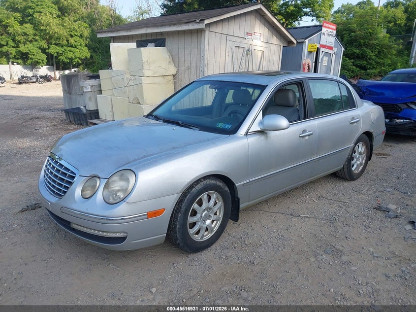 2008 Kia Amanti VIN KNALD125X85158048 IAAI salvage auction — NORMAL WEAR, Clear (Pennsylvania), sold $300 on 2026-07-21 (photo 2)