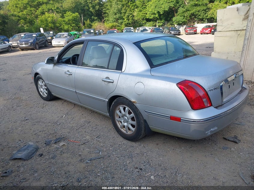 2008 Kia Amanti VIN KNALD125X85158048 IAAI salvage auction — NORMAL WEAR, Clear (Pennsylvania), sold $300 on 2026-07-21 (photo 3)