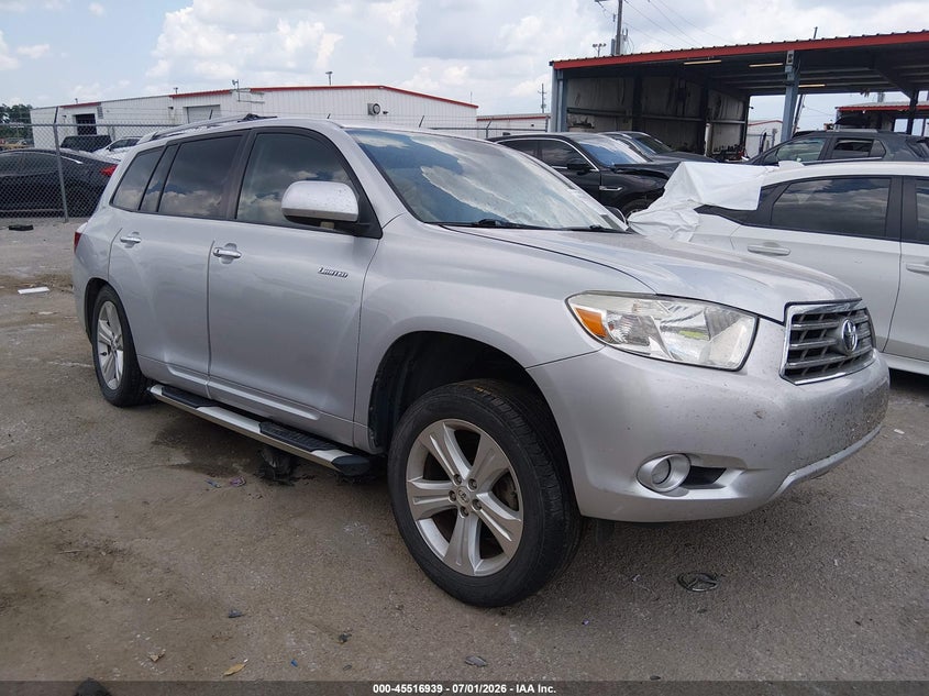 2009 Toyota Highlander VIN JTEDS42A692087022 IAAI salvage auction — LEFT SIDE, Salvage (Louisiana), sold $575 on 2026-07-28 (photo 1)