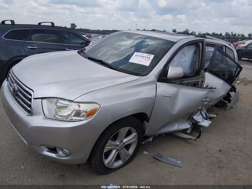 2009 Toyota Highlander VIN JTEDS42A692087022 IAAI salvage auction — LEFT SIDE, Salvage (Louisiana), sold $575 on 2026-07-28 (photo 2)