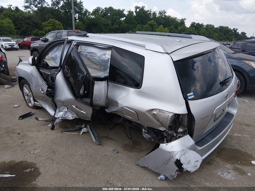 2009 Toyota Highlander VIN JTEDS42A692087022 IAAI salvage auction — LEFT SIDE, Salvage (Louisiana), sold $575 on 2026-07-28 (photo 3)