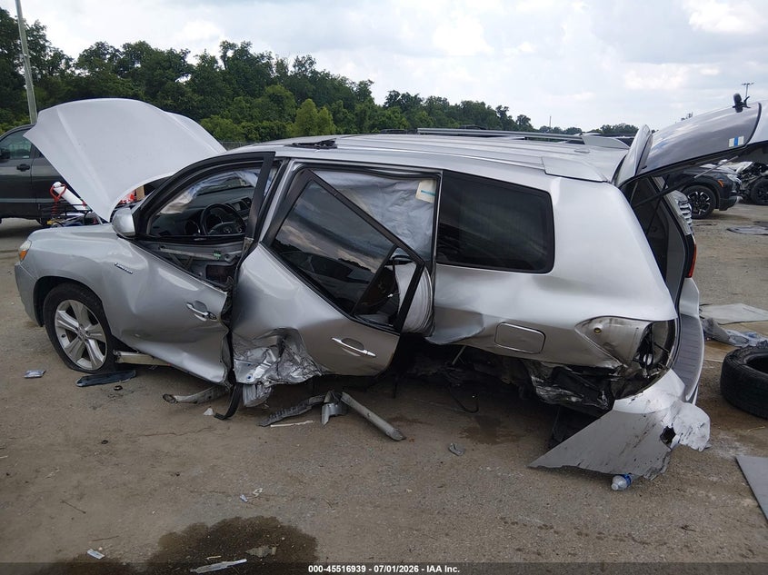 2009 Toyota Highlander VIN JTEDS42A692087022 IAAI salvage auction — LEFT SIDE, Salvage (Louisiana), sold $575 on 2026-07-28 (photo 6)
