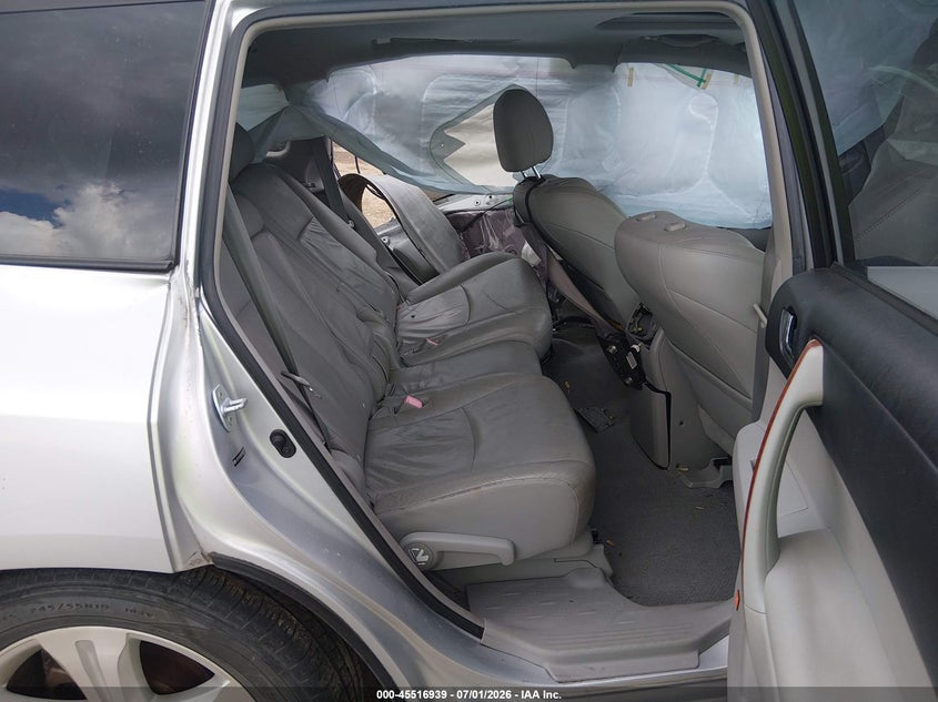2009 Toyota Highlander VIN JTEDS42A692087022 IAAI salvage auction — LEFT SIDE, Salvage (Louisiana), sold $575 on 2026-07-28 (photo 8)