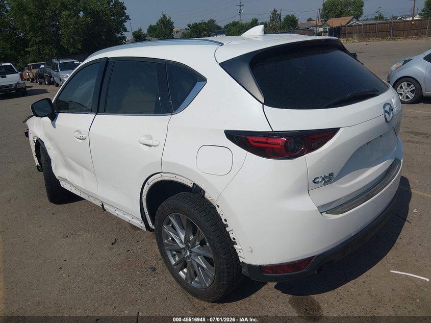 2021 Mazda Cx-5 VIN JM3KFBAY3M0444686 IAAI salvage auction — LEFT FRONT, Salvage Title, sold $4,250 on 2026-08-01 (photo 3)