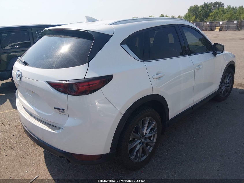 2021 Mazda Cx-5 VIN JM3KFBAY3M0444686 IAAI salvage auction — LEFT FRONT, Salvage Title, sold $4,250 on 2026-08-01 (photo 4)