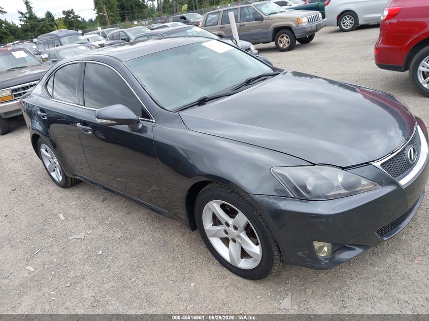 2010 Lexus Is 250 VIN JTHCF5C29A5038612 IAAI salvage auction — FRONT END, Clear (Washington), sold $1,100 on 2026-07-08 (photo 1)