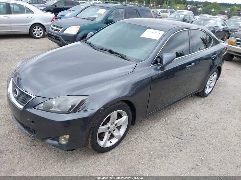 2010 Lexus Is 250 VIN JTHCF5C29A5038612 IAAI salvage auction — FRONT END, Clear (Washington), sold $1,100 on 2026-07-08 (photo 2)