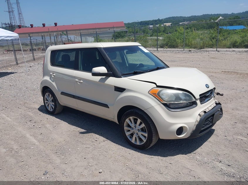 2013 Kia Soul VIN KNDJT2A62D7573151 IAAI salvage auction — LEFT FRONT, Salvage (Pennsylvania), sold $925 on 2026-07-21 (photo 1)