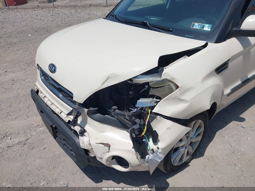 2013 Kia Soul VIN KNDJT2A62D7573151 IAAI salvage auction — LEFT FRONT, Salvage (Pennsylvania), sold $925 on 2026-07-21 (photo 6)