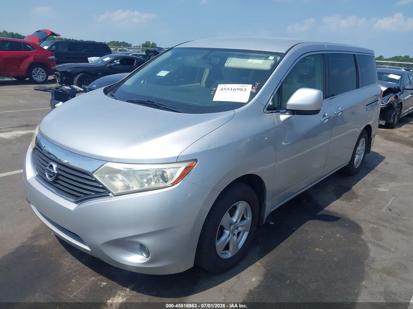 2013 Nissan Quest VIN JN8AE2KP3D9068388 IAAI salvage auction — RIGHT FRONT, Salvage (North Carolina), sold $750 on 2026-07-22 (photo 2)