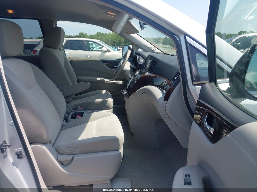 2013 Nissan Quest VIN JN8AE2KP3D9068388 IAAI salvage auction — RIGHT FRONT, Salvage (North Carolina), sold $750 on 2026-07-22 (photo 5)