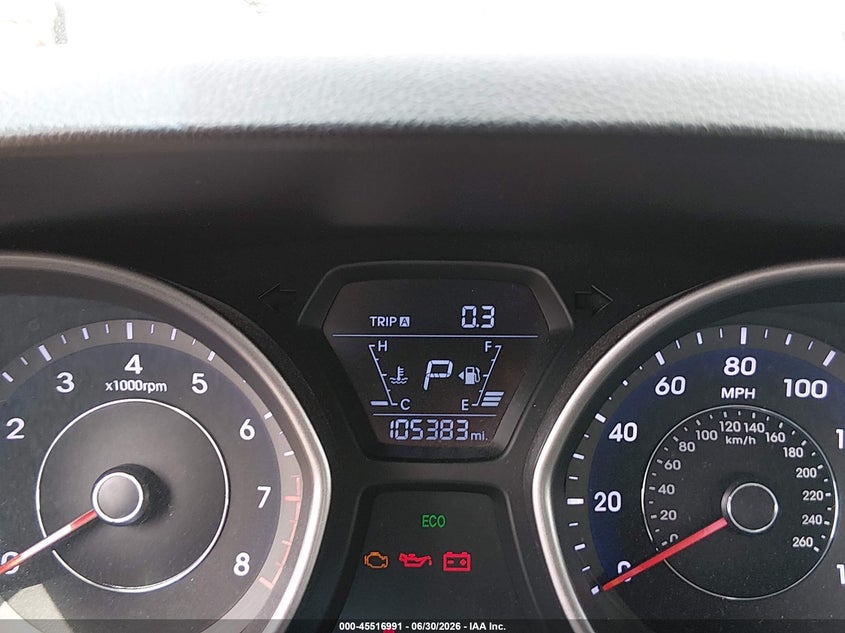 2016 Hyundai Elantra VIN 5NPDH4AE5GH788850 IAAI salvage auction — THEFT, Salvage (California), sold $1,300 on 2026-07-09 (photo 7)