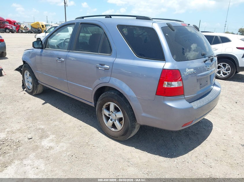 2009 Kia Sorento VIN KNDJD735695891615 IAAI salvage auction — MECHANICAL, Salvage (Texas), sold $25 on 2026-07-29 (photo 3)