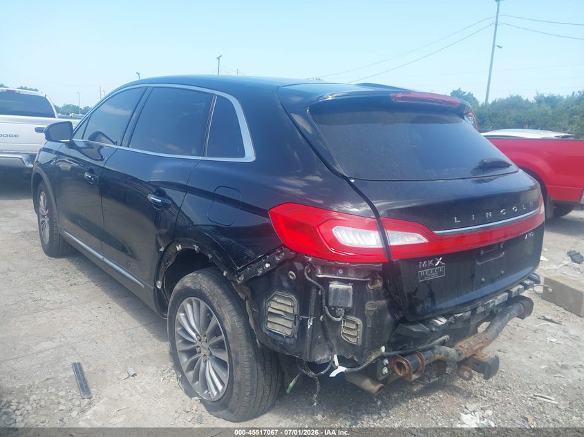 2018 Lincoln Mkx VIN 2LMPJ8KR3JBL35579 IAAI salvage auction — REAR END, Salvage Title, sold $2,850 on 2026-08-01 (photo 3)