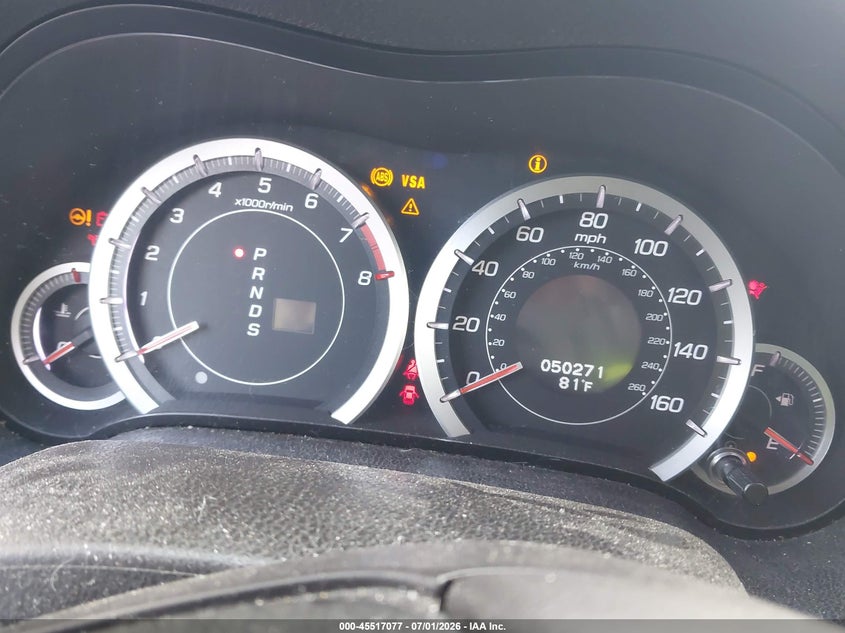 2010 Acura Tsx VIN JH4CU2F68AC041435 IAAI salvage auction — NORMAL WEAR, Clear (Florida), sold $2,450 on 2026-07-07 (photo 7)