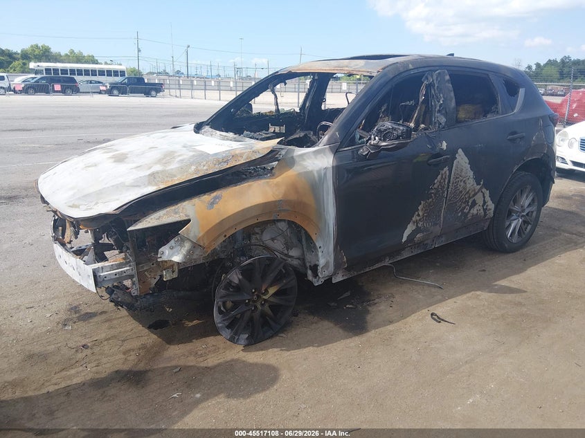 2021 Mazda Cx-5 VIN JM3KFADM2M1319871 IAAI salvage auction — ENGINE BURN, Salvage Title, sold $350 on 2026-08-24 (photo 2)