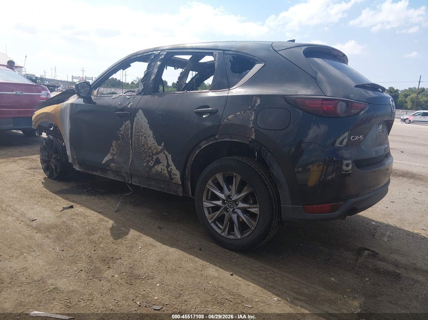 2021 Mazda Cx-5 VIN JM3KFADM2M1319871 IAAI salvage auction — ENGINE BURN, Salvage Title, sold $350 on 2026-08-24 (photo 3)