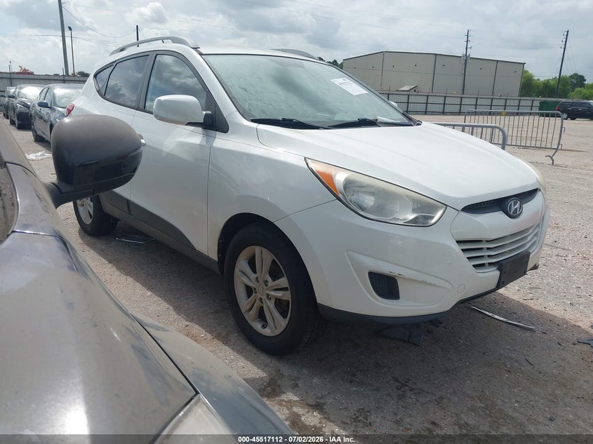 2010 Hyundai Tucson VIN KM8JU3AC6AU088741 IAAI salvage auction — NORMAL WEAR, Original (Texas), sold $1,850 on 2026-07-08 (photo 1)