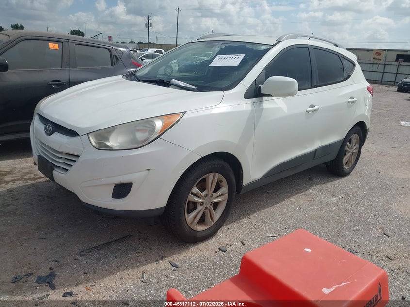 2010 Hyundai Tucson VIN KM8JU3AC6AU088741 IAAI salvage auction — NORMAL WEAR, Original (Texas), sold $1,850 on 2026-07-08 (photo 2)