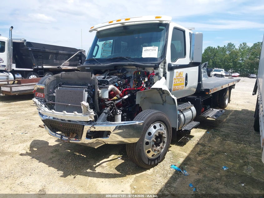 2025 International VIN 1HTEUMML7SS654672 IAAI salvage auction — FRONT END, Wait Title, sold $39,650 on 2026-08-12 (photo 2)