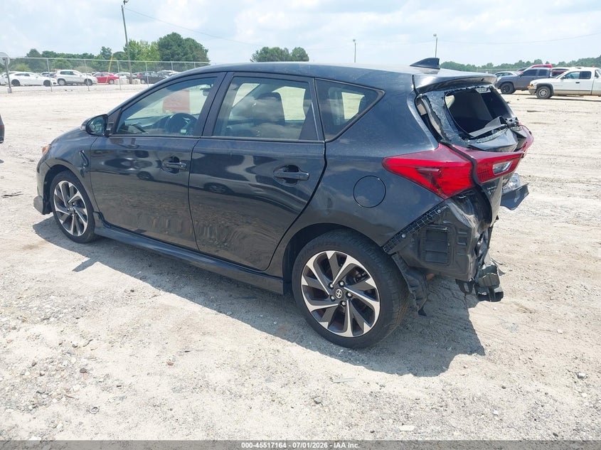 2016 Scion Im VIN JTNKARJE4GJ521775 IAAI salvage auction — REAR END, Salvage Title, sold $25 on 2026-07-30 (photo 3)