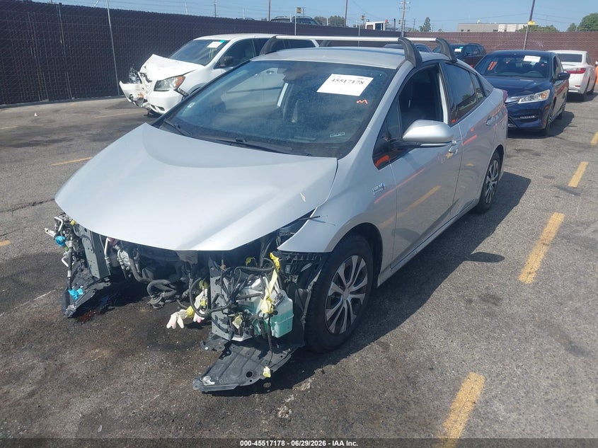 2020 Toyota Prius VIN JTDKARFP7L3154450 IAAI salvage auction — FRONT END, Salvage Title, sold $3,550 on 2026-07-27 (photo 2)