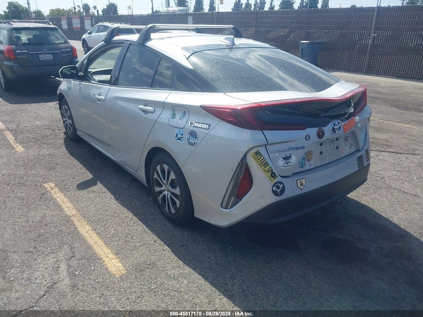 2020 Toyota Prius VIN JTDKARFP7L3154450 IAAI salvage auction — FRONT END, Salvage Title, sold $3,550 on 2026-07-27 (photo 3)