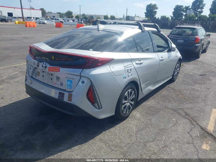 2020 Toyota Prius VIN JTDKARFP7L3154450 IAAI salvage auction — FRONT END, Salvage Title, sold $3,550 on 2026-07-27 (photo 4)
