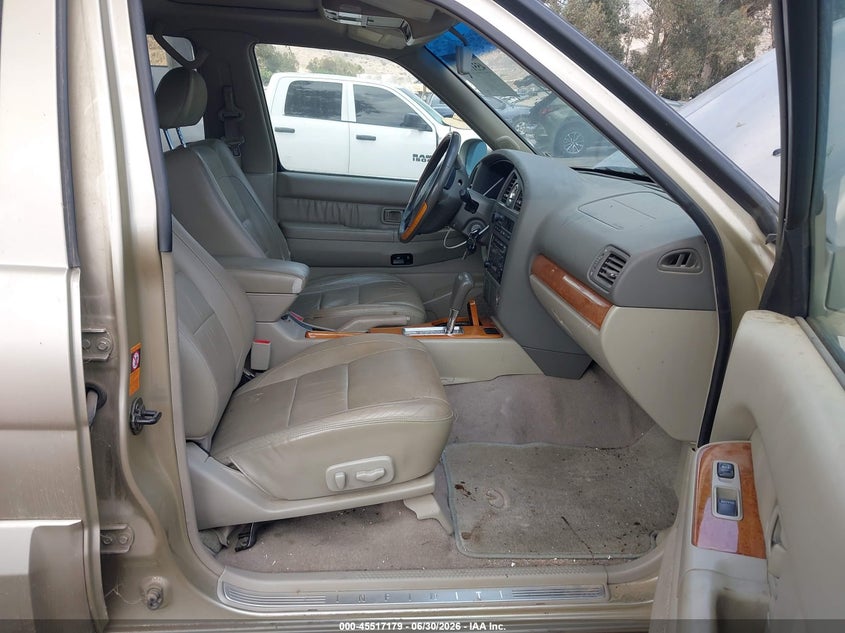2002 Infiniti Qx4 VIN JNRDR09X62W210674 IAAI salvage auction — NORMAL WEAR, Clear - Dealer Only (California), sold $400 on 2026-07-07 (photo 5)