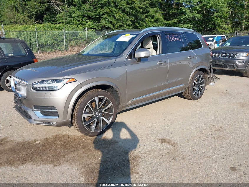 2021 Volvo Xc90 VIN YV4A221L2M1753609 IAAI salvage auction — LEFT REAR, Salvage (Massachusetts), sold $16,050 on 2026-08-24 (photo 2)