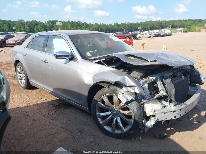 2018 Chrysler 300 VIN 2C3CCAEG1JH142679 IAAI salvage auction — FRONT END, Wait Title, sold $1,100 on 2026-09-02 (photo 1)