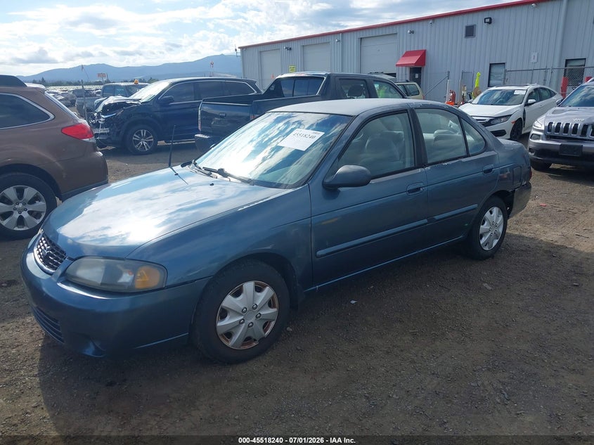 2002 Nissan Sentra VIN 3N1CB51D02L589517 IAAI salvage auction — REAR END, Bill Of Sale (Washington), sold $150 on 2026-07-22 (photo 2)