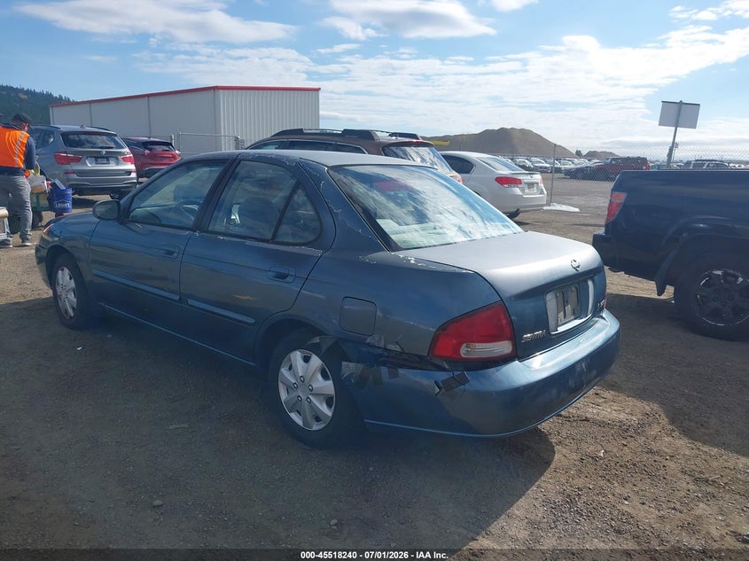 2002 Nissan Sentra VIN 3N1CB51D02L589517 IAAI salvage auction — REAR END, Bill Of Sale (Washington), sold $150 on 2026-07-22 (photo 3)