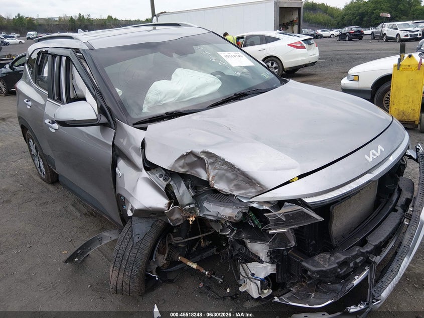 2022 Kia Seltos VIN KNDERCAA1N7306594 IAAI salvage auction — RIGHT FRONT, Salvage (Pennsylvania), sold $1,500 on 2026-07-21 (photo 6)