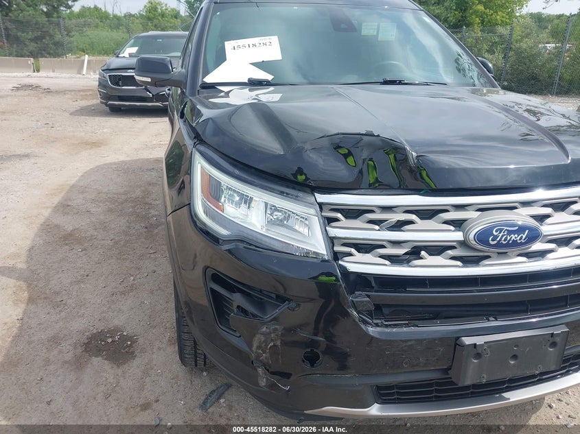 2018 Ford Explorer VIN 1FM5K8D87JGA91383 IAAI salvage auction — FRONT END, Clear (Wisconsin), sold $7,200 on 2026-07-09 (photo 6)