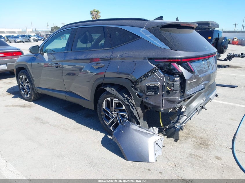 2025 Hyundai Tucson VIN KM8JEDD10SU340496 IAAI salvage auction — REAR END, Salvage Title, sold $17,650 on 2026-07-22 (photo 3)