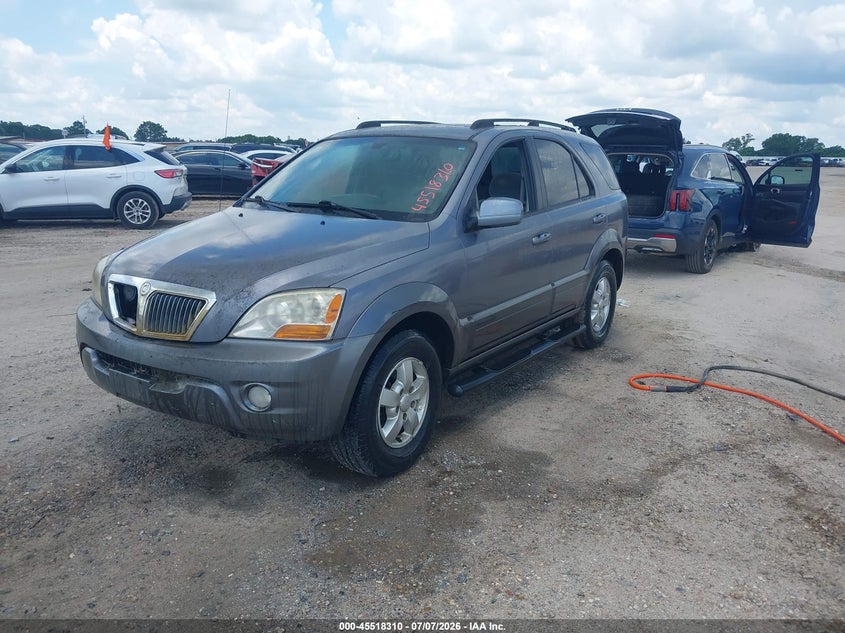 2008 Kia Sorento VIN KNDJD736885762704 IAAI salvage auction — NORMAL WEAR, Clear (Alabama), sold $375 on 2026-07-14 (photo 2)
