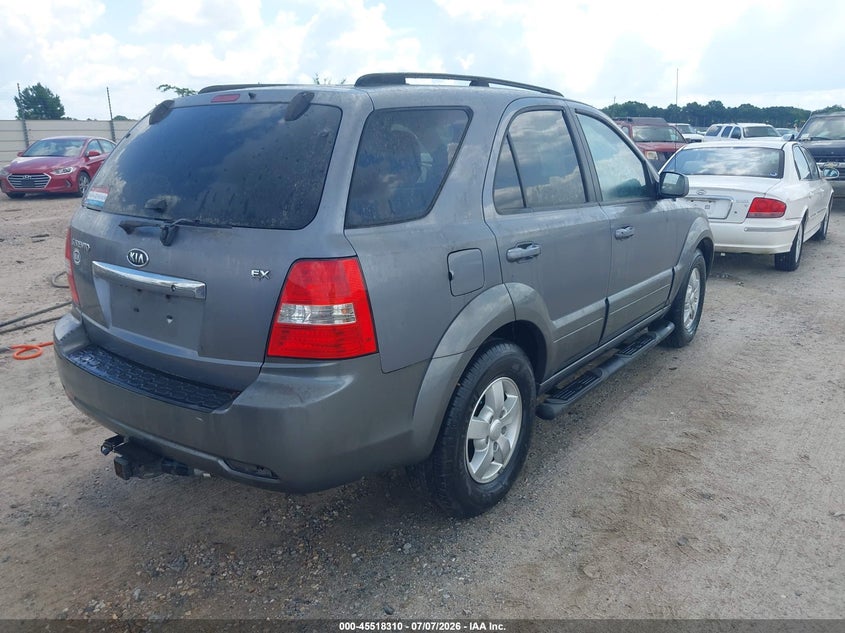 2008 Kia Sorento VIN KNDJD736885762704 IAAI salvage auction — NORMAL WEAR, Clear (Alabama), sold $375 on 2026-07-14 (photo 4)