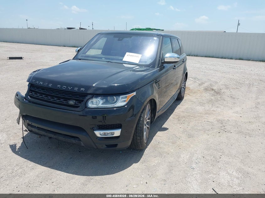2016 Land rover Range rover sport VIN SALWR2EF5GA106434 IAAI salvage auction — REPOSSESSION, Original (Texas), sold $325 on 2026-07-29 (photo 2)