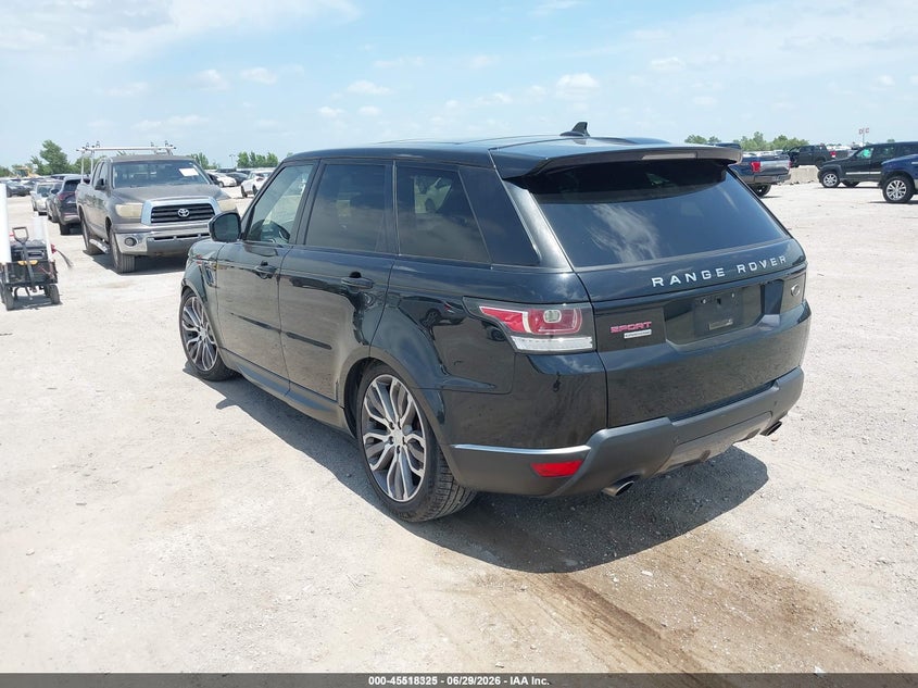 2016 Land rover Range rover sport VIN SALWR2EF5GA106434 IAAI salvage auction — REPOSSESSION, Original (Texas), sold $325 on 2026-07-29 (photo 3)