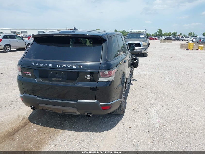 2016 Land rover Range rover sport VIN SALWR2EF5GA106434 IAAI salvage auction — REPOSSESSION, Original (Texas), sold $325 on 2026-07-29 (photo 4)