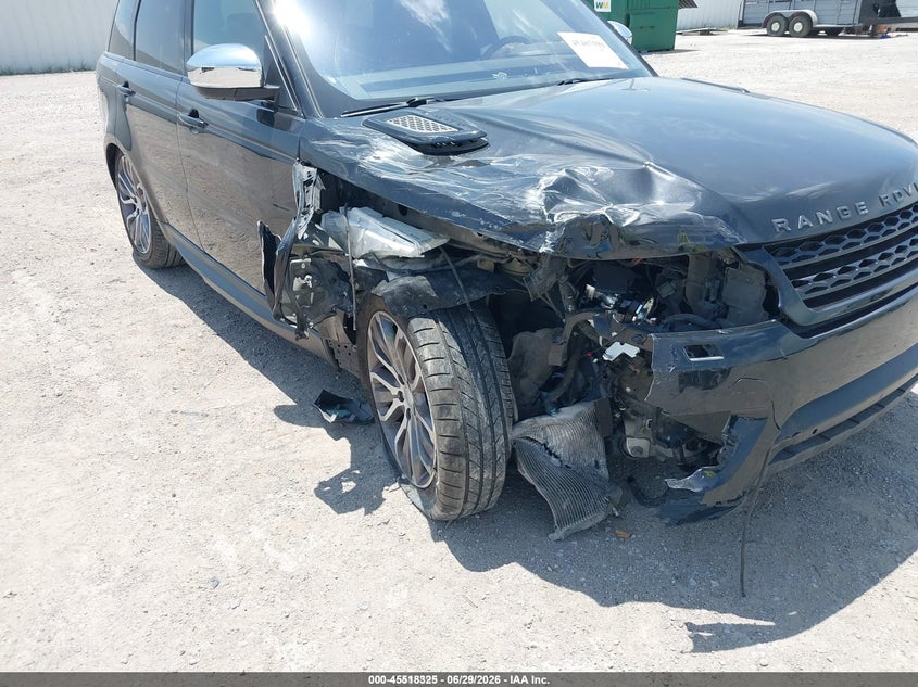 2016 Land rover Range rover sport VIN SALWR2EF5GA106434 IAAI salvage auction — REPOSSESSION, Original (Texas), sold $325 on 2026-07-29 (photo 6)