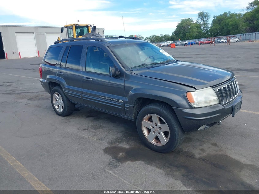 2002 Jeep Grand cherokee VIN 1J8GW68JX2C156070 IAAI salvage auction — NORMAL WEAR, Clear (Utah), sold $550 on 2026-07-09 (photo 1)