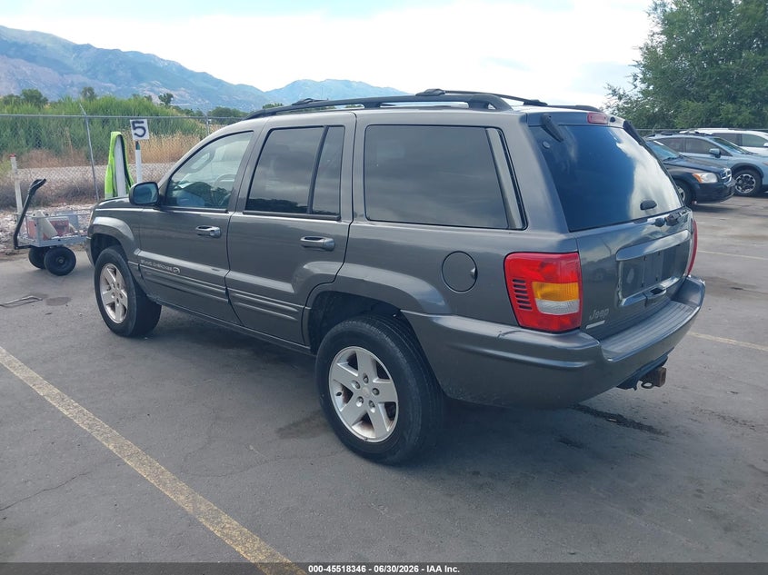 2002 Jeep Grand cherokee VIN 1J8GW68JX2C156070 IAAI salvage auction — NORMAL WEAR, Clear (Utah), sold $550 on 2026-07-09 (photo 3)
