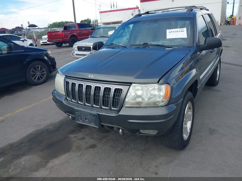 2002 Jeep Grand cherokee VIN 1J8GW68JX2C156070 IAAI salvage auction — NORMAL WEAR, Clear (Utah), sold $550 on 2026-07-09 (photo 6)
